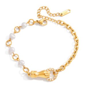 American style stainless steel bracelet