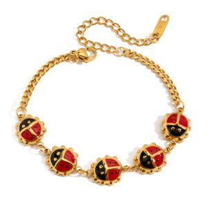 Classic Style Ladybug Necklace