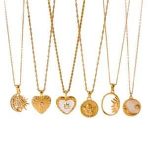 Titanium Steel Heart Necklace Light Luxury