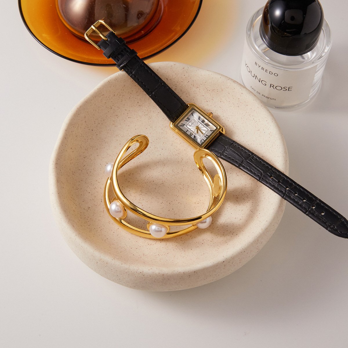 Titanium Steel Bracelet 18k Gold Versatile Luxury Fashion - Image 5