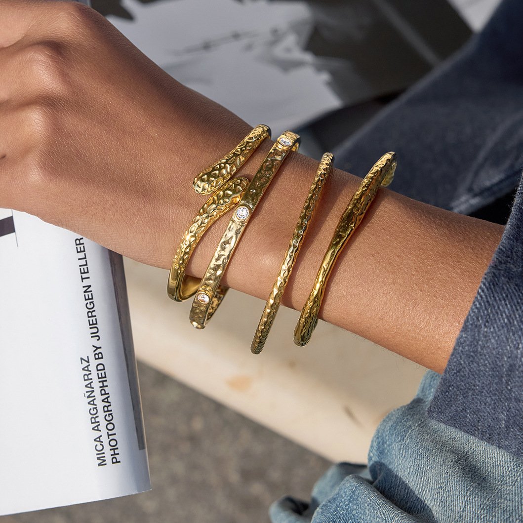 Titanium Steel Bracelet 18k Gold Versatile – Image 4