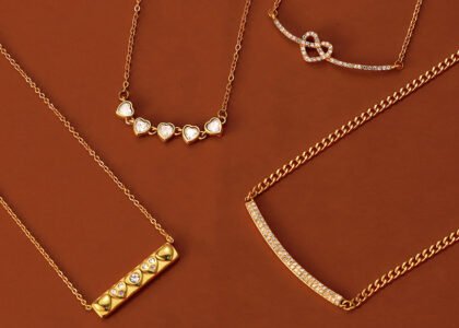 Titanium Steel Zircon Necklace