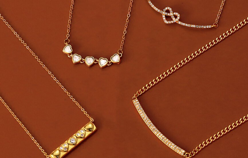 Titanium Steel Zircon Necklace