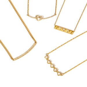 Titanium Steel Zircon Necklace