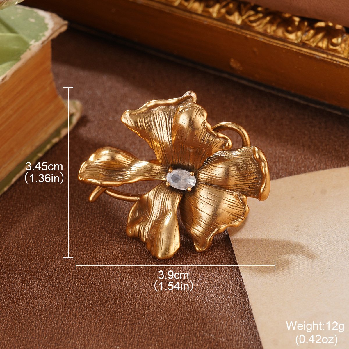 Retro Vintage Sterling Silver Post Earrings in Russian Gold Palace Style – Refined Luxury Aesthetic - Image 17